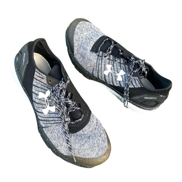 Under Armour Men's Charged Bandit 2 Athletic Shoes Size 13 Gray Black - Picture 1 of 15